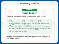 Finding Nouns Worksheet – 2nd Grade Grammar Practice + Answer Key preview 7