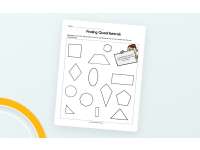 Finding Quadrilaterals Worksheet preview