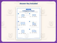Finding the Area of Grid Shapes Worksheet – 3rd Grade Geometry preview 3