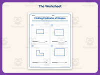 Finding the Perimeter of Shapes Grid Worksheet – 3rd Grade Measurement preview 2