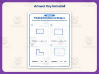 Finding the Perimeter of Shapes Grid Worksheet – 3rd Grade Measurement preview 3
