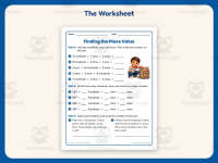 Finding the Place Value Worksheet – 2nd Grade Math Practice preview 2