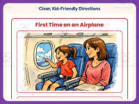 First Time on a Plane – Reading Comprehension Worksheet – 3rd Grade preview 4