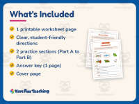 Fish Classification Worksheet – 2nd Grade Animals Practice preview 5