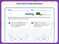 Fishing Multiplication Worksheet – 3rd Grade Word Problems Practice preview 4
