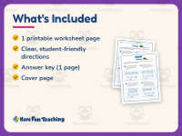 Fishing Multiplication Worksheet – 3rd Grade Word Problems Practice preview 5