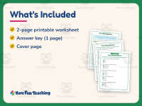 Five Little Elephants – Reading Comprehension Worksheet – 1st Grade preview 5