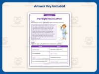 Flashlight Cause and Effect Worksheet – 2nd Grade Reading Practice preview 3