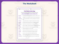 Fluency Worksheet: Three Little Pigs Reader’s Theater – 3rd Grade preview 2