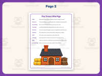 Fluency Worksheet: Three Little Pigs Reader’s Theater – 3rd Grade preview 3