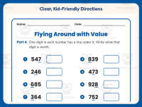 Fly Place Value Worksheet – 2nd Grade Math Practice + Answer Key preview 4