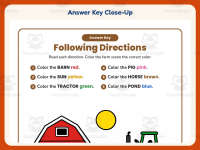 Following Directions Coloring Worksheet – Kindergarten Social Studies preview 7
