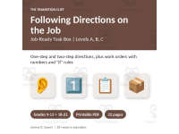 Following Directions on the Job Task Box for Transition Class preview