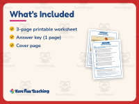 Food Poisoning – Reading Comprehension Worksheet – 5th Grade Practice preview 5