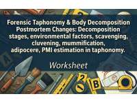Forensic Taphonomy & Body Decomposition Postmortem Changes preview