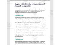 Forensic Taphonomy & Body Decomposition Postmortem Changes preview 2