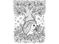 Forest Friends Coloring Book: Cute Kawaii Woodland Animals for Kids preview 3
