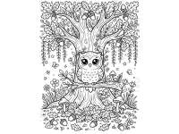 Forest Friends Coloring Book: Cute Kawaii Woodland Animals for Kids preview 4