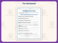 Four Digit Place Value Conversions Worksheet – 3rd Grade Math Practice preview 2