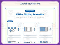 Fractions Fifth Sixth Seventh Worksheet – 3rd Grade Math Practice preview 7