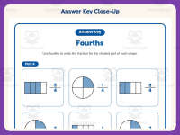 Fractions Fourth Worksheet – 3rd Grade Math Practice + Answer Key preview 7