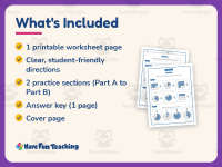 Fractions Ninth Worksheet – 3rd Grade Math Practice + Answer Key preview 5