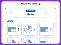 Fractions Sixth Worksheet – 3rd Grade Math Practice + Answer Key preview 7