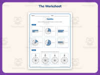Fractions Tenth Worksheet – 3rd Grade Math Practice + Answer Key preview 2