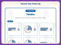 Fractions Tenth Worksheet – 3rd Grade Math Practice + Answer Key preview 7
