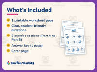 Fractions Worksheet: Fraction Circles – 3rd Grade Math Practice preview 5