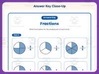 Fractions Worksheet: Fraction Circles – 3rd Grade Math Practice preview 7