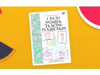 Numbers 1-20 Tracing Flashcards – Free Set preview
