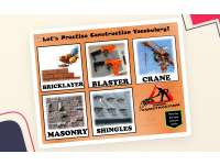Free Construction Interactive Memory Game to Practice Vocabulary preview