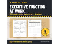 Free Job Skills Executive Function Cards: First Steps at Work preview