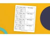 French Conjugation Tables – 3 Blank Templates preview