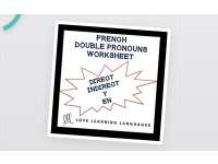 French Double Pronouns Exercise - Pronoms Français preview