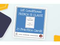 French Si Clauses - 1st Conditional - 25 practice cards - Distance Learning preview