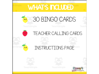 Fruit of the Spirit Bingo | Christian Preschool Bible Game preview 2