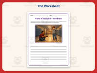 Fruits of the Spirit – Goodness Writing Prompt Worksheet – 5th Grade preview 2
