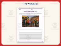 Fruits of the Spirit – Joy Writing Prompt Worksheet – 5th Grade preview 2