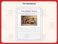 Fruits of the Spirit – Kindness Writing Prompt Worksheet – 5th Grade preview 2