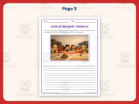 Fruits of the Spirit – Patience Writing Prompt Worksheet – 5th Grade preview 3