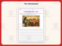 Fruits of the Spirit Writing Prompt Worksheets – 5th Grade Practice preview 2
