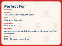 Fruits of the Spirit Writing Prompt Worksheets – 5th Grade Practice preview 6
