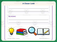 Gathering and Recalling Information Worksheet – 1st Grade Prompts preview 3
