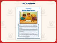 Getting Ready for Class – Reading Comprehension Worksheet – 5th Grade preview 2