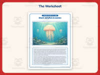 Giant Jellyfish Invasion – Reading Comprehension Worksheet – 5th Grade preview 2