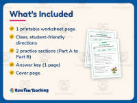 Go Going Went Missing Word Worksheet – 2nd Grade Verbs Practice preview 5
