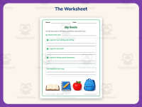Goals Worksheet – 3rd Grade Back to School Practice preview 2