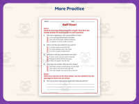 Golf Time Reading Comprehension Worksheet – 3rd Grade Sports Practice preview 7